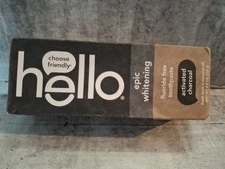 Hello Activated Charcoal Whitening Fluoride-Free Toothpaste 4 oz Sealed Exp 9/25