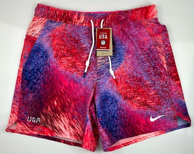 Nike Team USA Unlimited Dri-FIT  7'' Versatile Unlined Shorts FN1047-645 Sz Large