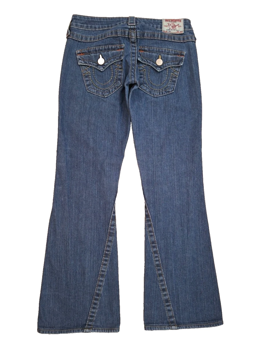 True Religion 29 in Inseam Low (6.5-8.5 in) Rise Jeans for Women