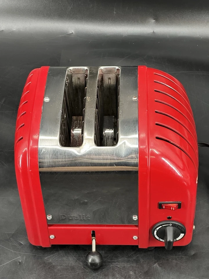Dualit 20297 Classic 2 Slice Toaster 2SLUS Red/Silver (FOR PARTS) - Image 3 of 4