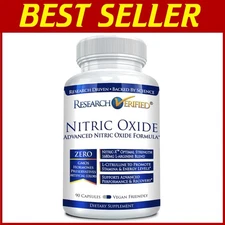 Nitric Oxide Performance Capsules - AAKG, L-Citrulline & Quercetin - 90 Count