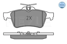 Für MEYLE 025 252 1817 Brake Pad Set, disc brake