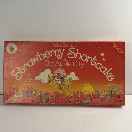 Vtg 1981 Strawberry Shortcake In Big Apple City Complete Board Game Parker Bros.