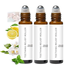 3PCS Velaria Teething Roller All Natural for Babies, Velaria Baby Teething Oil R