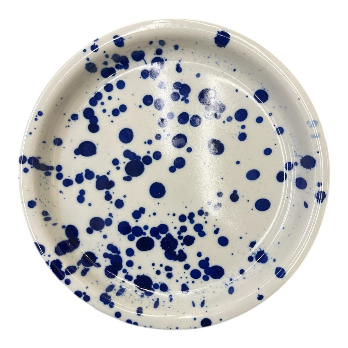 New IKEA SILVERSIDA Side Plate Patterned/Blue 20 cm (8 
