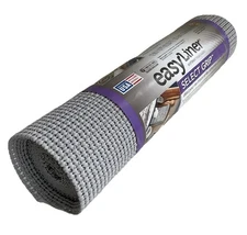 Duck Brand Select Grip Easy Liner Non-Adhesive Shelf Liner, 12 in. x 10 ft Gray