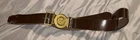 Older Leather 44 Inch  Boy Scout Belt With 2 part Buckle