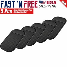 5x Multi Purpose Non-Slip Silicone Pad Sticky Grip Mat for Car Dash Phone Mount