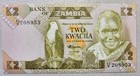 Zambia 2 Kwacha 1980-88 Unc
