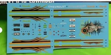 1991 CHEVY S-10 LOWRIDER PICKUP 1/25 Decal Sheet No 1/64 DECALS REVELL