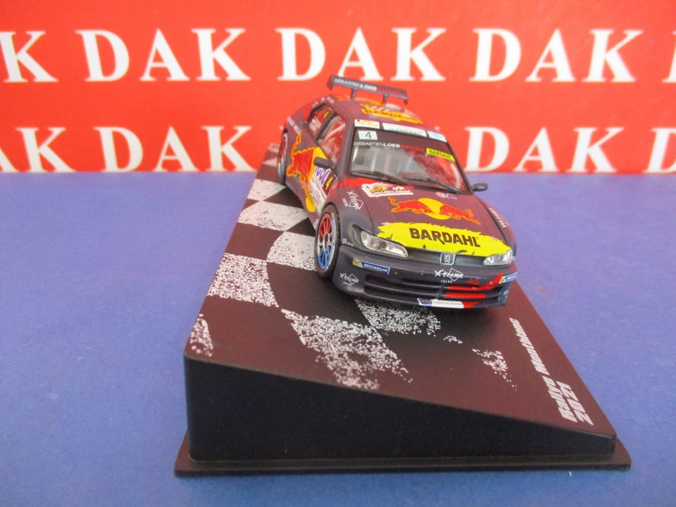 Die cast 1/43 Modellino Auto Peugeot 306 Maxi Rally Montblanc 2021 S. Loeb - Immagine 3 di 4