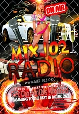 MIX 102 radio station internet web hosting streaming shoutcast broadcasting on a