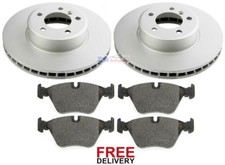 FOR BMW E60 E61 5 SERIES 520D 525D 530D 535D FRONT BRAKE DISCS & PADS SET *NEW*