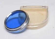 Cenei 32 B12 4X LW-2 Blue Lens Filter Vintage Photo Accessory