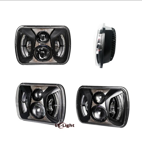 For Ford E-100 E-150 E-250 E-350 Econoline Club Wagon Van 130W 7x6 Led Headlight - Picture 11 of 11