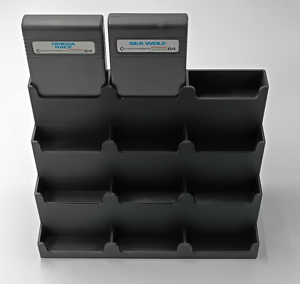 Commodore 64 Display Stand Tower Holder Case - Holds 12 Games | eBay