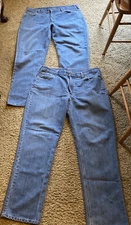 2 Pair Men's CARHARTT Relaxed Fit JEANS, Size 40 x 34, Open to Offers!