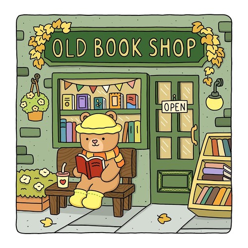 Fuzzy Hygge: Cute and Cozy Coloring Book for Adults & Teens Featuring Adorable - Picture 3 of 9