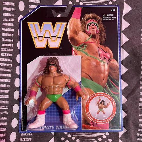 BNIB WWE MATTEL RETRO SERIES 1 ULTIMATE WARRIOR WR...