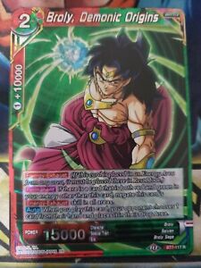 Broly Demonic Orgins BT7-117 R Dragon Ball Super Card Game TCG | eBay