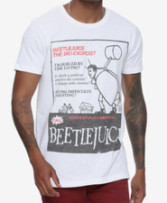 Beetlejuice CALL BEETLEJUICE THE BIO-EXORCIST T-Shirt NEW Licensed Official