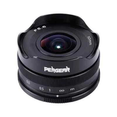 Pergear 10 mm f/5.6 Pancake Fisheye Objektiv für Sony E Mount – UK-Verkäufer – neu!