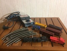 Functional Train Set Bachmann AT SF Locomotive Engine Railine300N Freight Cars