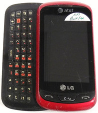 LG Xpression / Expression C395 - Red  AT T  Cellular Keyboard Phone