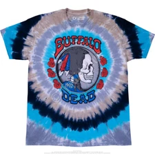 GRATEFUL DEAD-BUFFALO NICKEL-1992-2 Side TIE DYE T-SHIRT S-M-L-XL,2X-4X Garcia