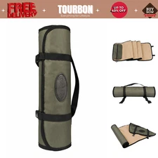 Tourbon Long Gun Cleaning Mat Pad Rifle Shotgun Clean Kits Pouch Fleece Portable