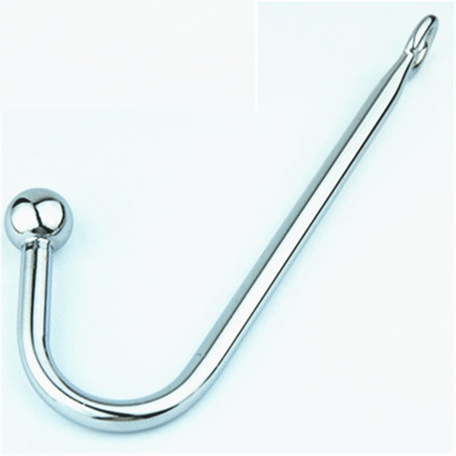 Stainless Steel Anal Hook With 1 2 3 Ball Anal Hook Cleek Rope Hook Adult - Picture 7 of 8
