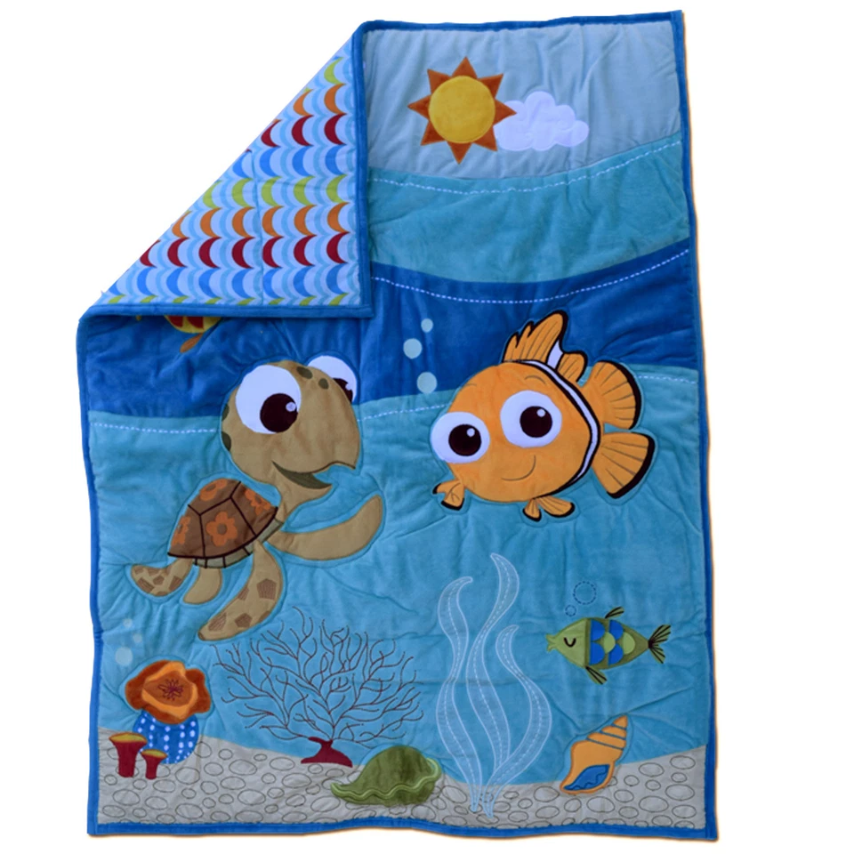 Juego de ropa de cama para cuna Disney Nemo de 4 piezas Foto 3 de 4