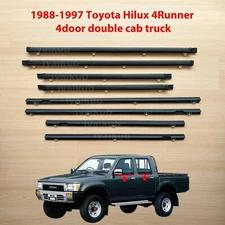 88-97 for Toyota Hilux LN85 LN106 LN107 4D outer inner door belt rubber seal