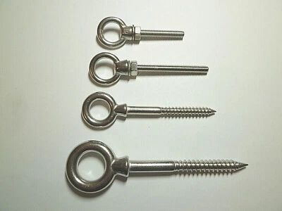 S+P AUGBOLZEN EDELSTAHL A4 RINGSCHRAUBEN ÖSENSCHRAUBE Augenschrauben Metrisch Holz