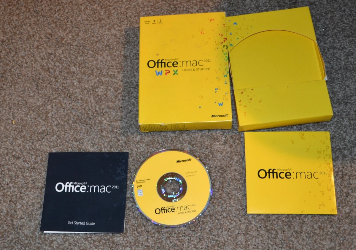 Las mejores ofertas en Microsoft Office para Mac 2011 | eBay