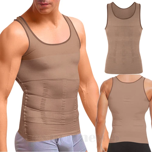 Chaleco corrector de postura modelador corporal adelgazante para hombre Camisa de compresión abdominal Prendas para el torso - Imagen 13 de 15