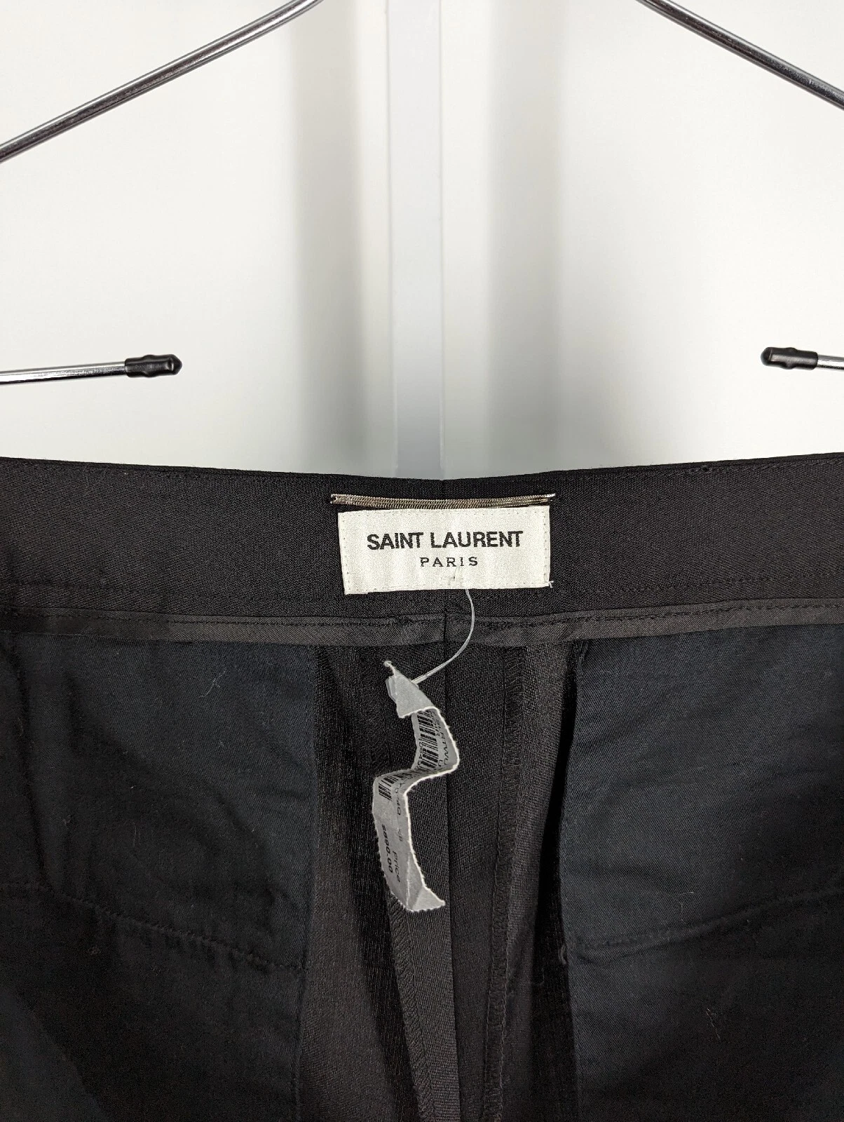 SAINT LAURENT (YSL) Pantaloni pantaloni neri Saint Laurent FW 2017 Hedi Slimane 33" $890