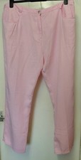 Ann Harvey Women's Pink Trousers. BNWT. Size 20. Lovely Stylish  Flattering .