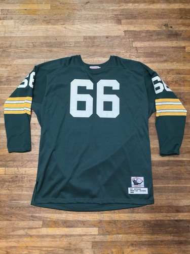 Mitchell & Ness Green Bay Packers Ray Nitschke 1966 Throwback Trikot Gr. 56