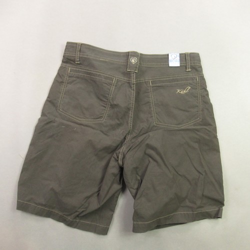 Kuhl pantaloncino donna 12 leggero outdoor tasche casual chino snap marrone - Foto 6 di 11
