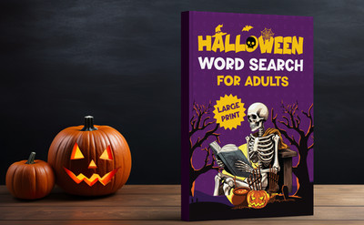 Halloween Word Search: 100 Scary Holiday Themed Puzzles for Adults
