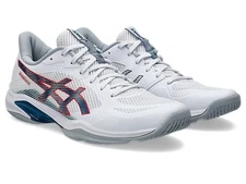 ASICS BLADE FF 2 1071A117 100 White Mako Blue Badminton Shoes