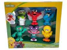 Sesame Street 6-Piece Neighborhood Friends Poseable 3-inch Figure Toy Age 2+ NEW