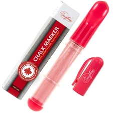 Fabric Markers for Sewing – Ergonomic Tailors Chalk Pen with Improved Dosing ...