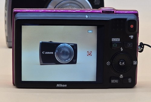 Nikon Coolpix S6200 16MP Digital Camera. Pink. - Picture 7 of 15