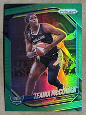 Teaira McCowan Green 2025 Panini Prizm WNBA #48 Dallas Wings