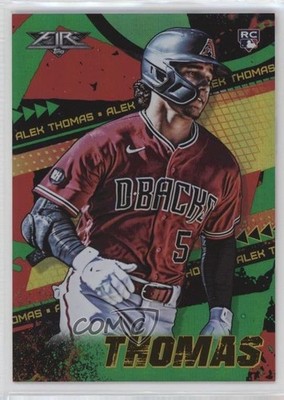 2022 Topps Fire Green /199 Alek Thomas #117 Rookie RC 1c7f