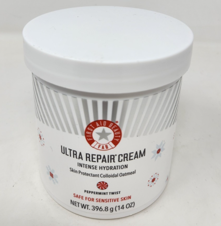 First Aid Beauty Ultra Repair Cream PEPPERMINT TWIST Scent 14oz Sealed EX 7/26