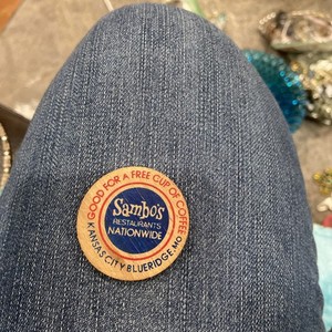 Bicentennial America 200 Anniversary Free Coffee Wooden Token Sambo’s Redtaurant
