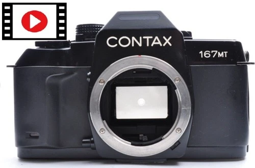 Contax 167MT 35mm SLR Film Camera Body Only Black Exc+5 From Japan #2821